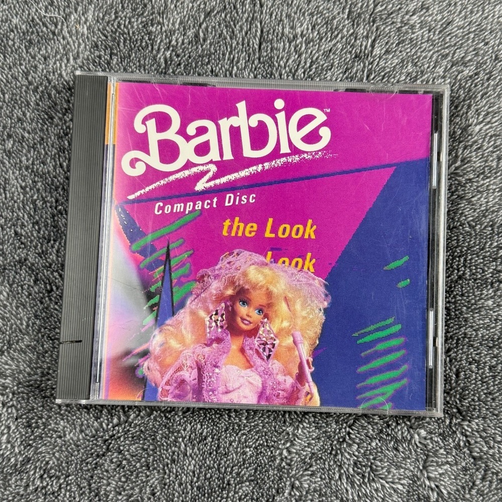 Barbie The Look CD 1990 Rincon Rhino Records‎ Vintage Pop Music R2 70797